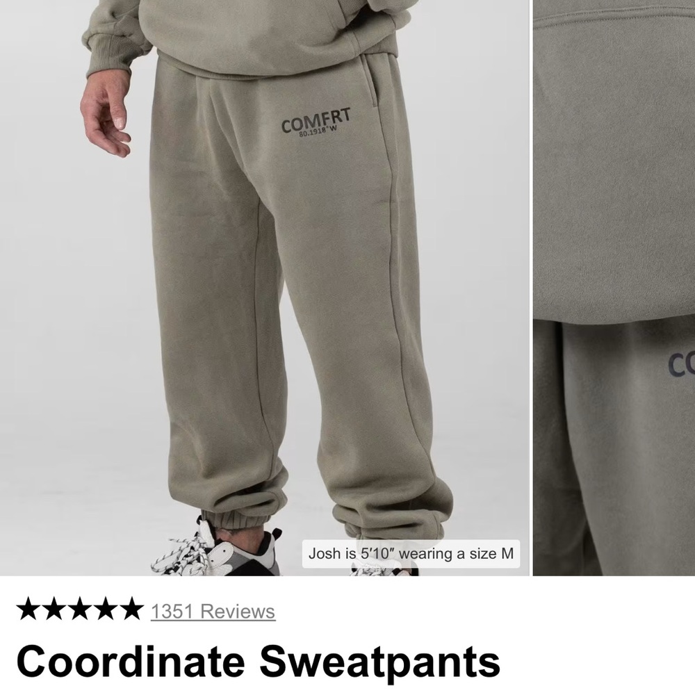 Unisex Olive Sweatpants
